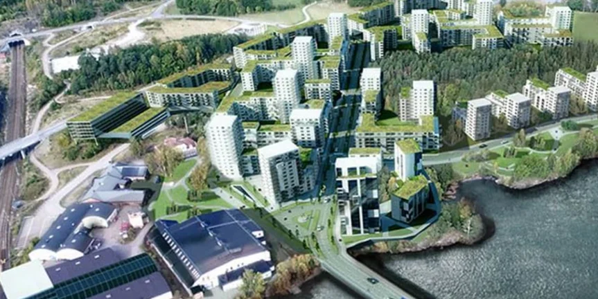 Gröna lån finansierar miljösanering för ny stadsdel i Trollhättan